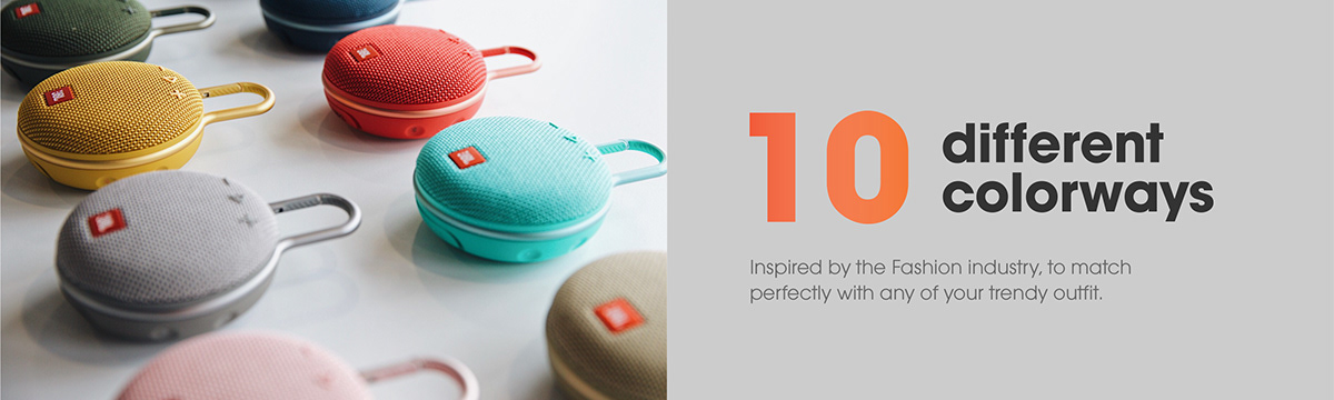 product design，Digital，loudspeaker box，JBL CLIP3，2018 red dot award，