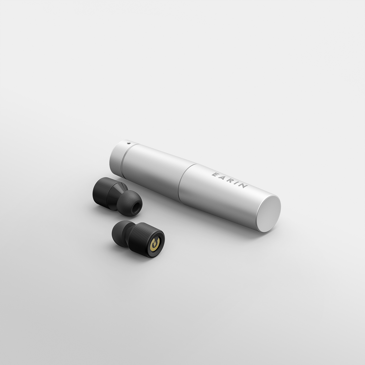 silver，Wireless headset，Earin，