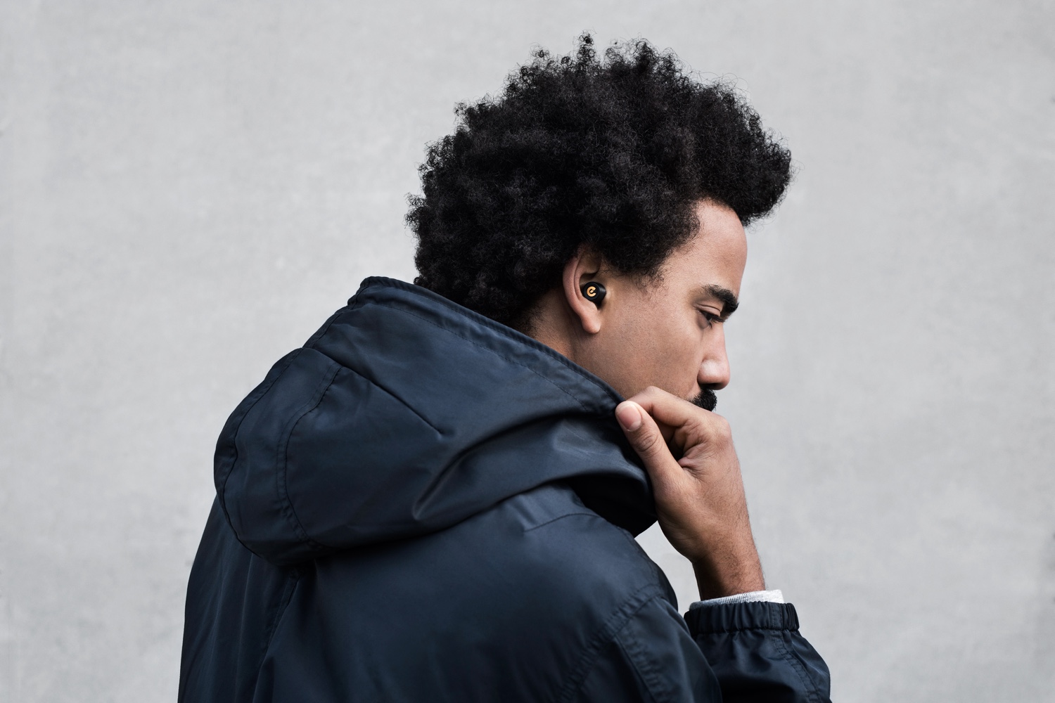 silver，Wireless headset，Earin，