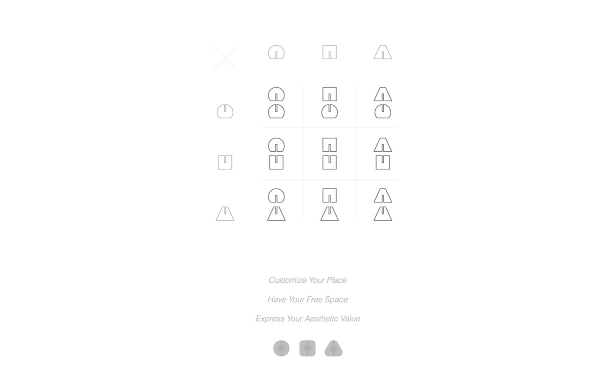 product design，Storage rack，furniture，Need-U，combination，furniture，chair，Shelf，