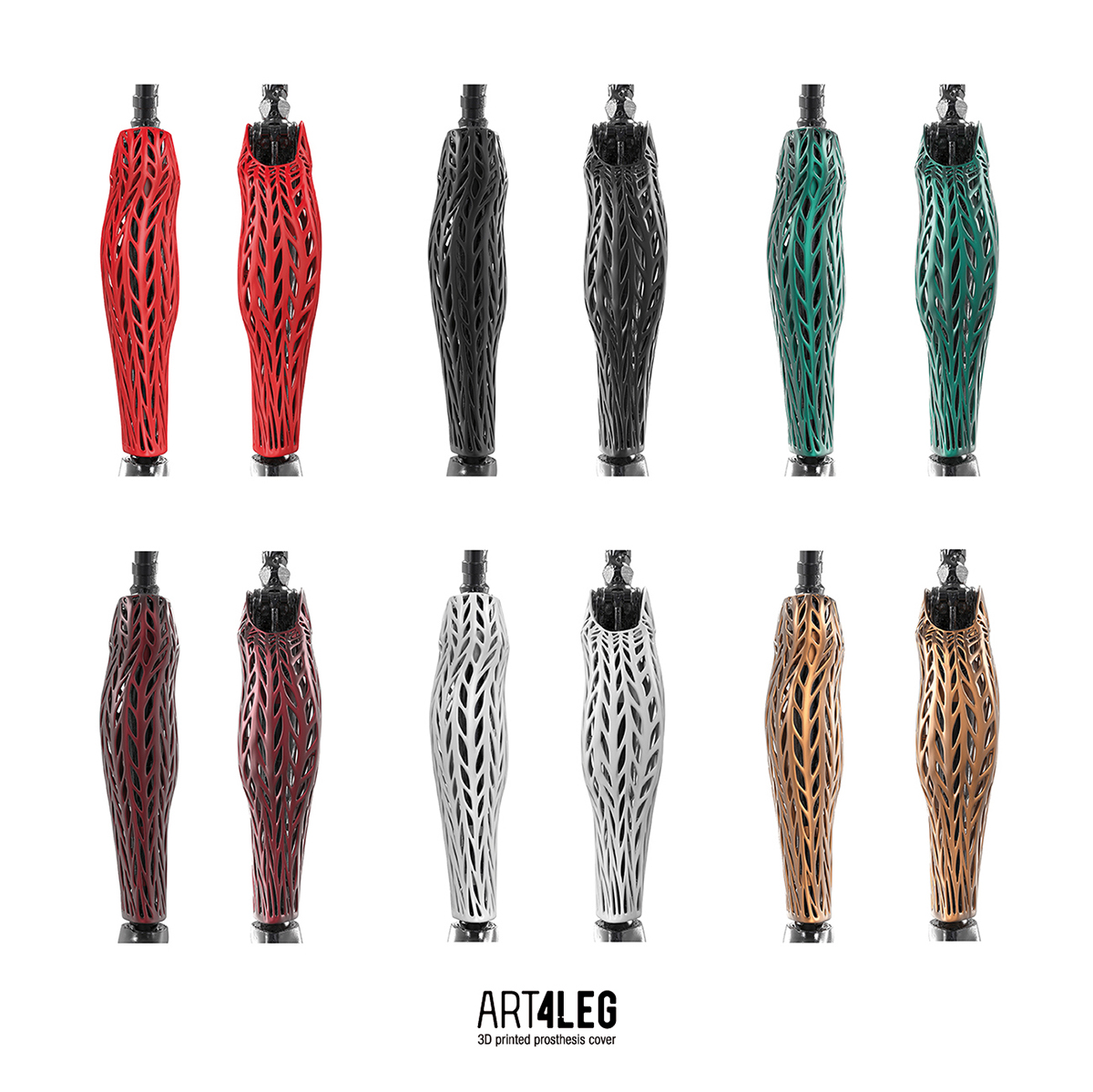 Art4Leg，product design，Medical equipment，Prosthesis，3D printing，
