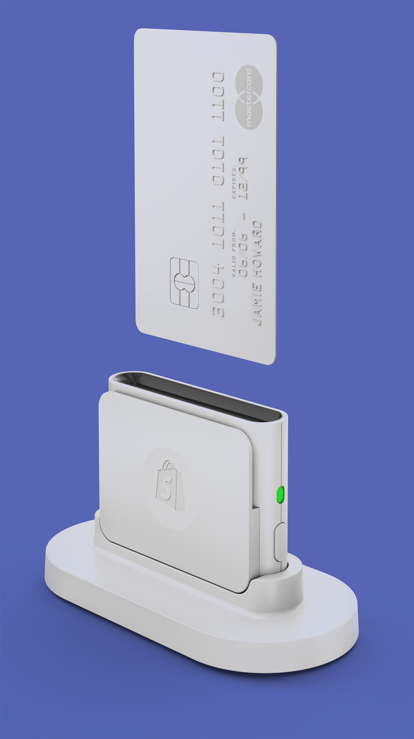 industrial design，Digital art，card reader，