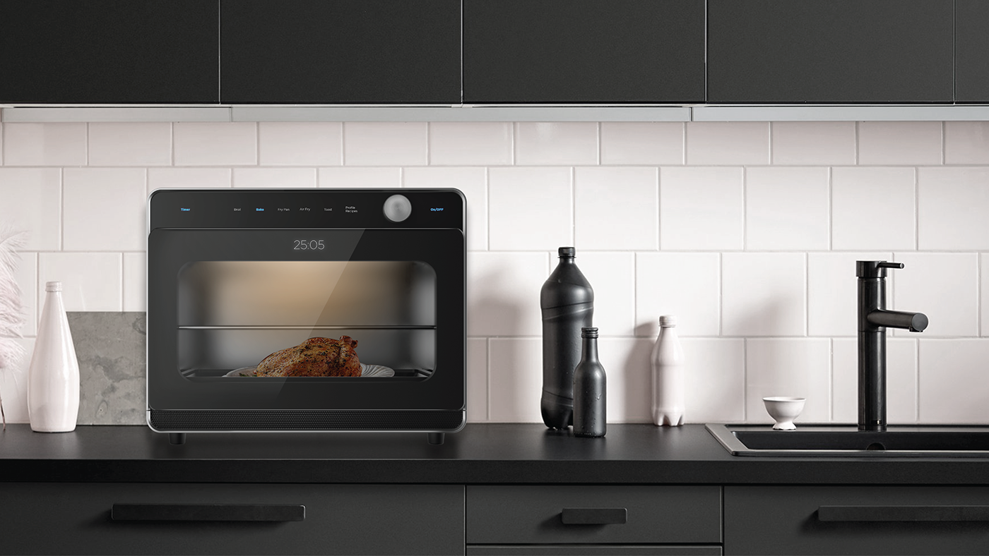 user interface，industrial design，cooking，intelligence，Qbic，