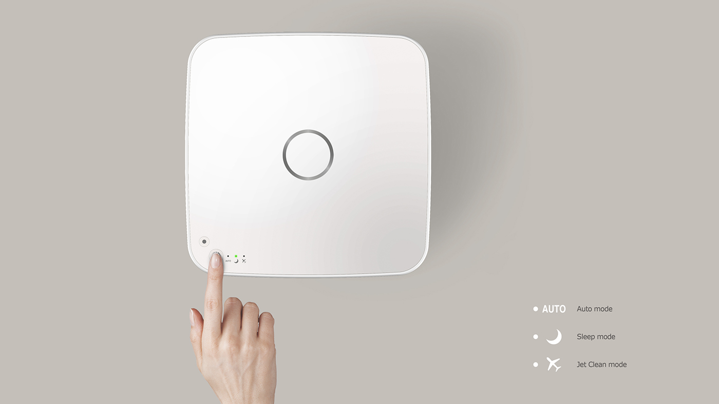 white，Multipurpose，Side table，air cleaner，