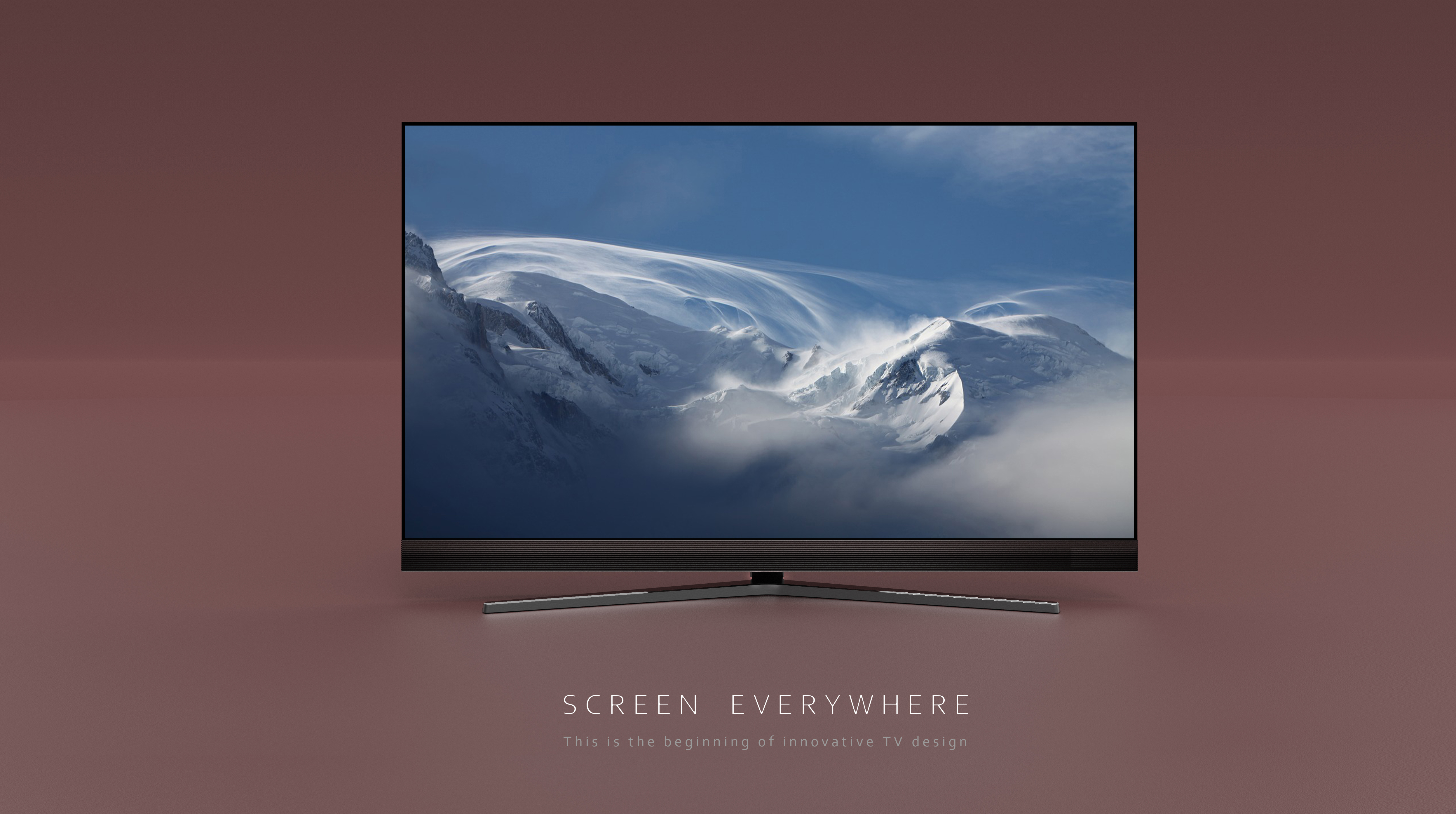 intelligence，science and technology，tv，black，Warm color，household electrical appliances，concise，