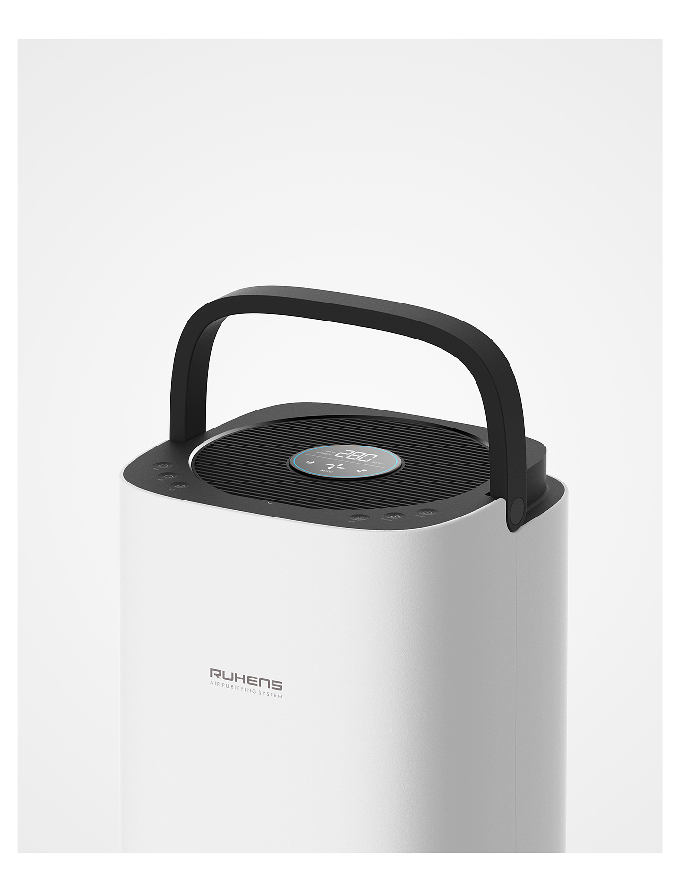 360度循环，空气净化器，Air Purifier，白色，