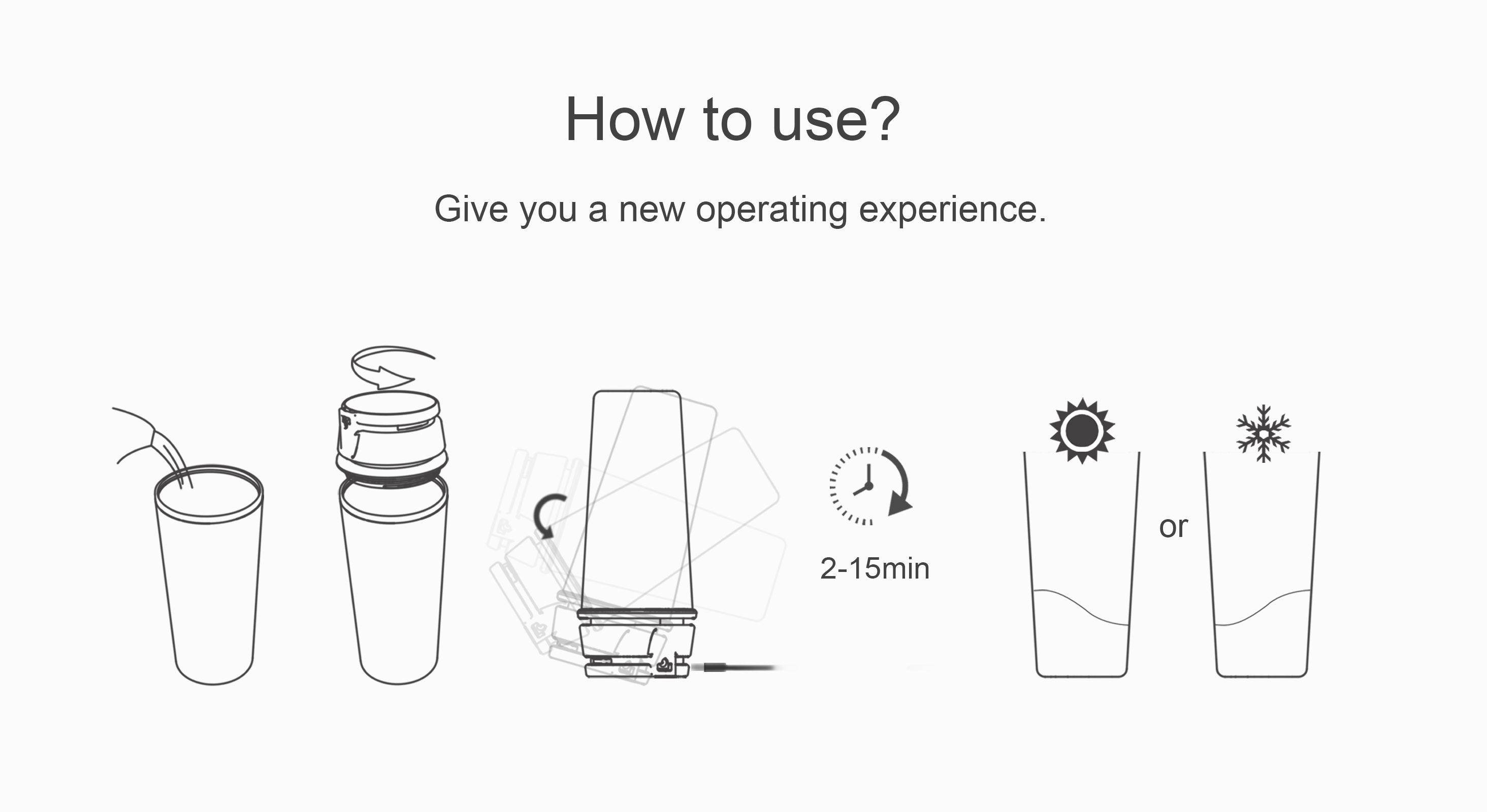 Refrigeration and heating integration，Refrigeration cup，Smart cup，new technique，