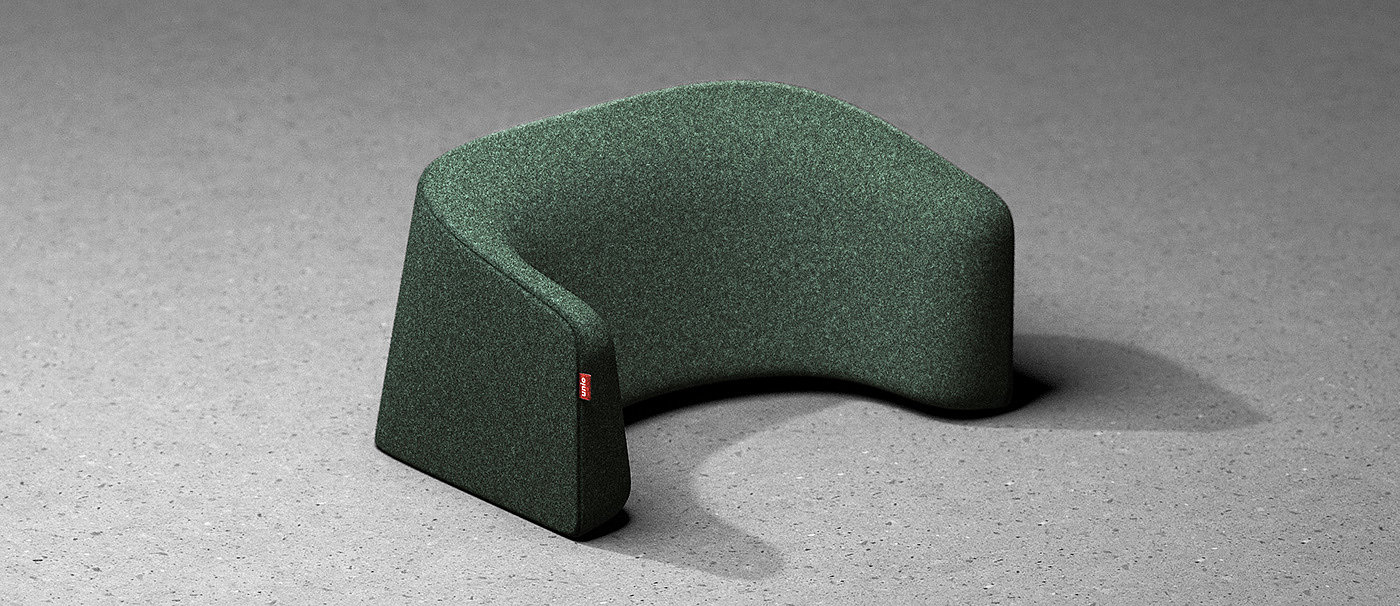 blackish green，Markus Melcher，UNIO - Seating，Wireless charging，chair，sofa，combination，