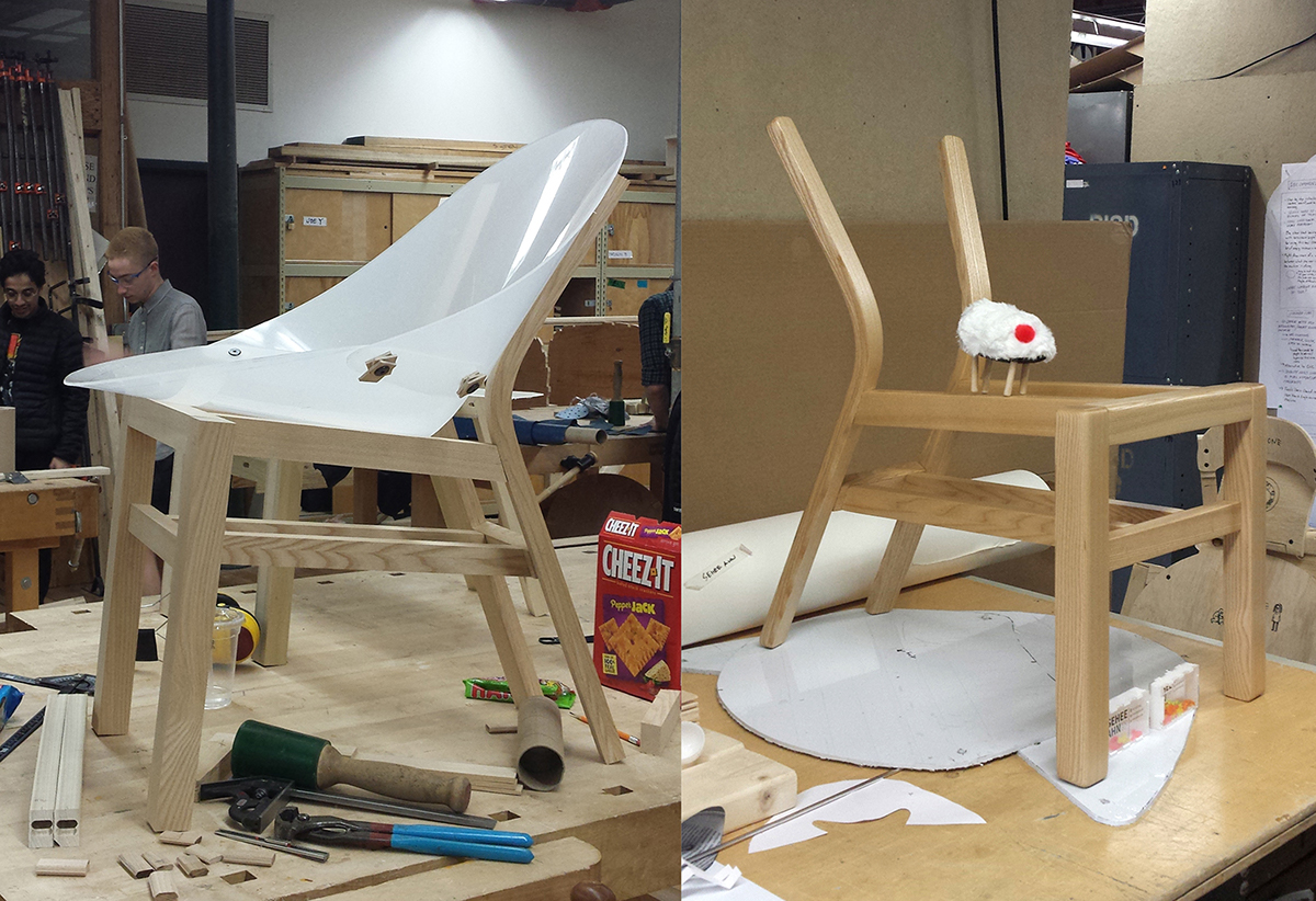 Wood ash，Polypropylene board，furniture，Sehee Ahn，Plastic Chair，