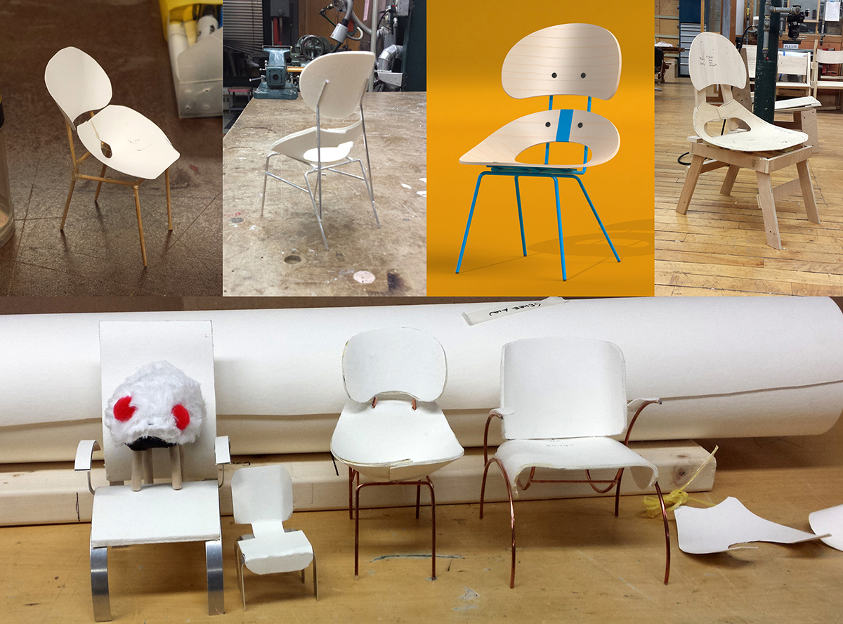 Wood ash，Polypropylene board，furniture，Sehee Ahn，Plastic Chair，