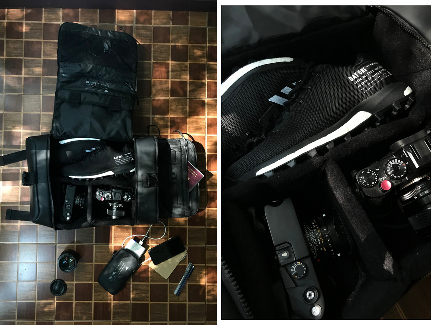 Aurélien Longo，Camera Backpack，ADIDAS DAY ONE，camera backpack ，
