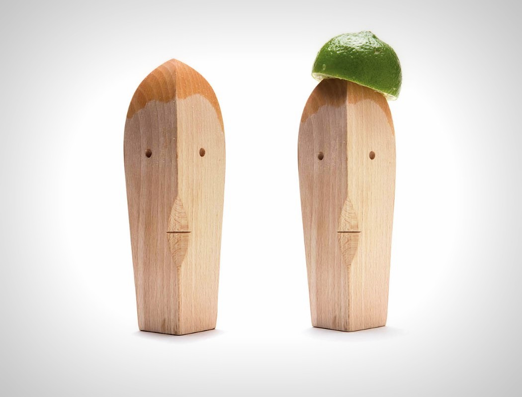wooden ，Lemon juice dispenser，Yaacov Kaufman，Juicer，