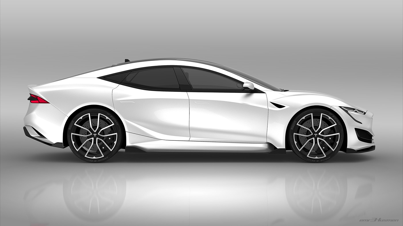 electric vehicle，Name Husmen，Model S，OLED lamp，Tesla，