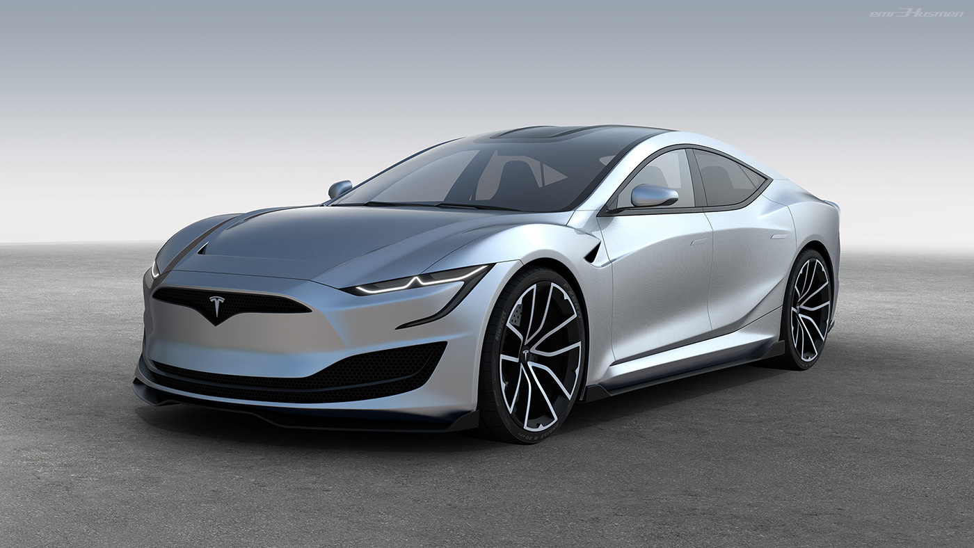 electric vehicle，Name Husmen，Model S，OLED lamp，Tesla，