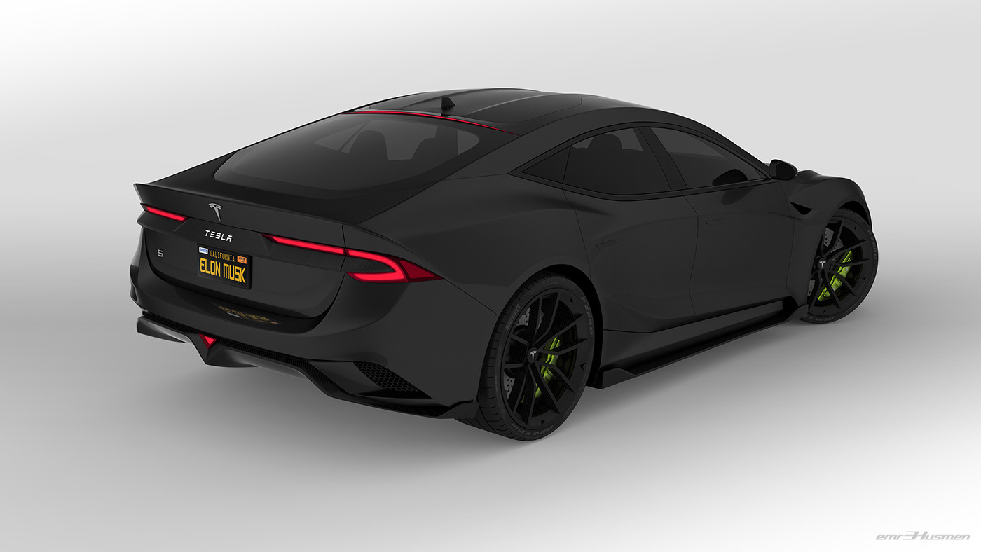 electric vehicle，Name Husmen，Model S，OLED lamp，Tesla，
