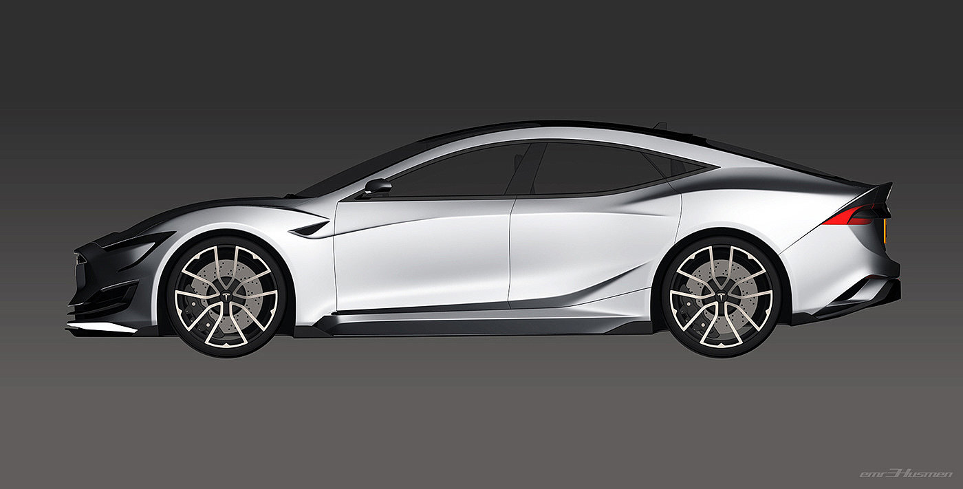 electric vehicle，Name Husmen，Model S，OLED lamp，Tesla，