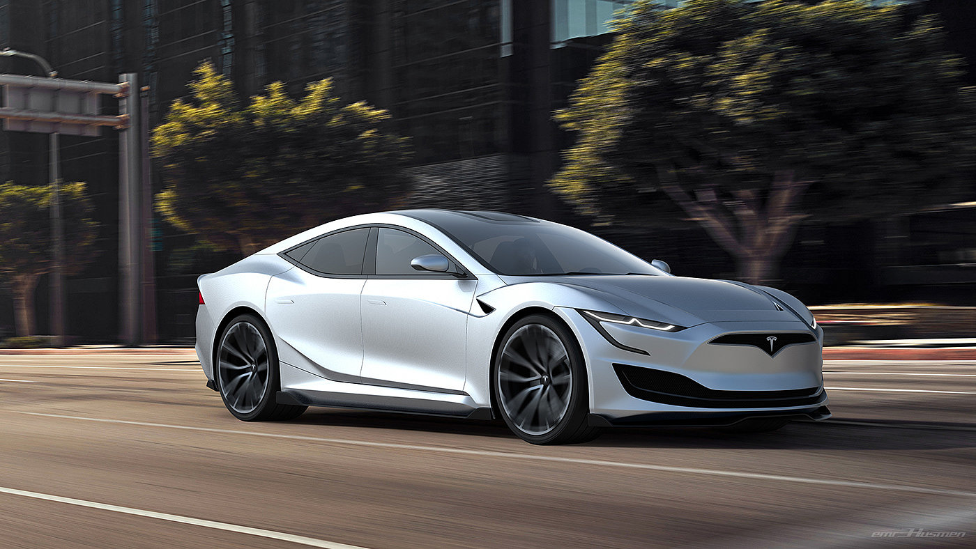 electric vehicle，Name Husmen，Model S，OLED lamp，Tesla，