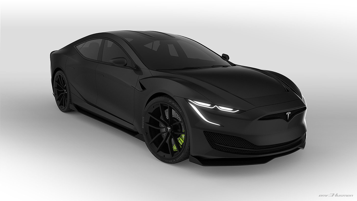 electric vehicle，Name Husmen，Model S，OLED lamp，Tesla，