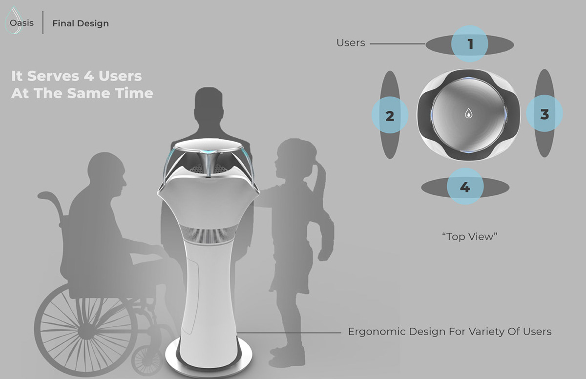 concept，Water dispenser，OASIS，
