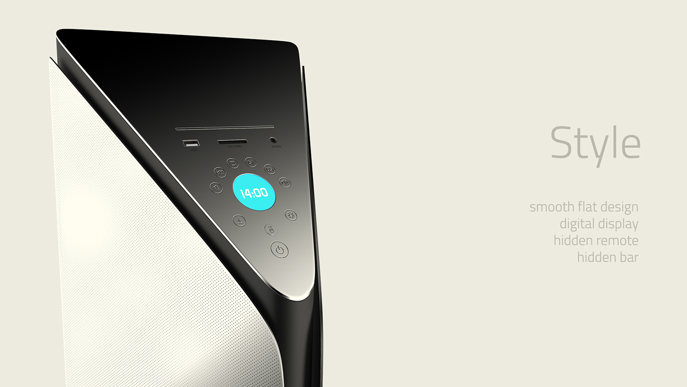 Tris，Music docking station，concept，