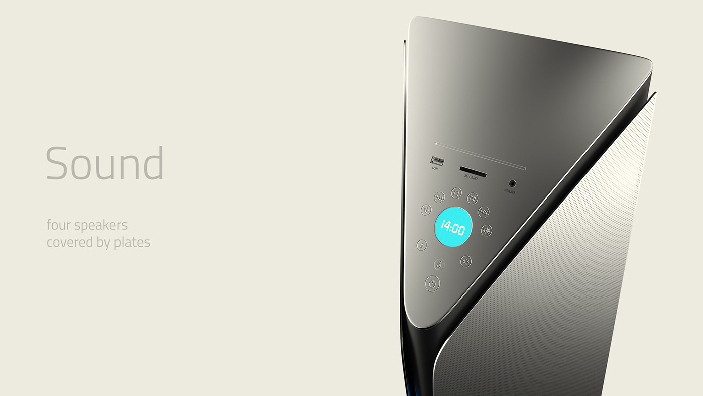 Tris，Music docking station，concept，