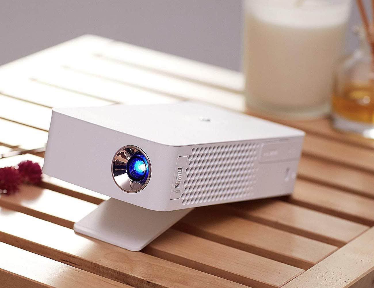 durable，Portable，LG HD，white，Projector，