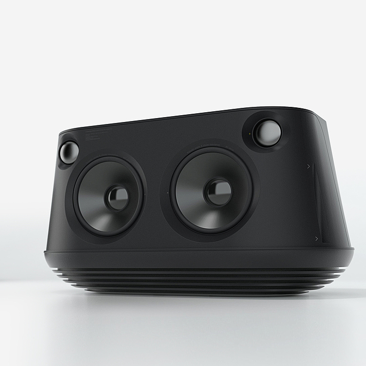 industrial design，product，Electronics，Digital，headset，household electrical appliances，black，details，