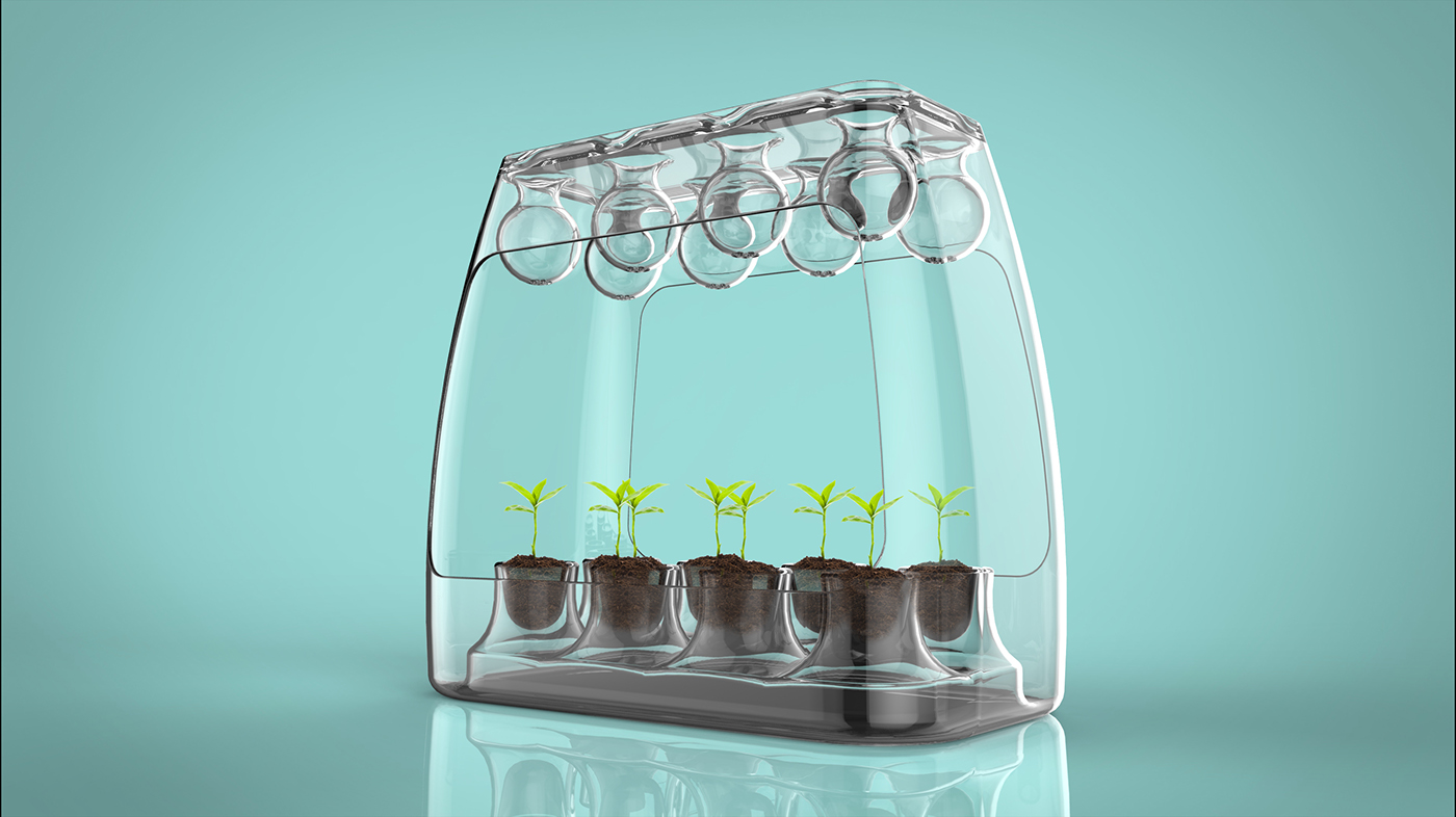 3D printing，Plant planting container，Grow Pod，