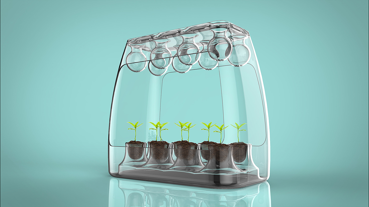 3D printing，Plant planting container，Grow Pod，