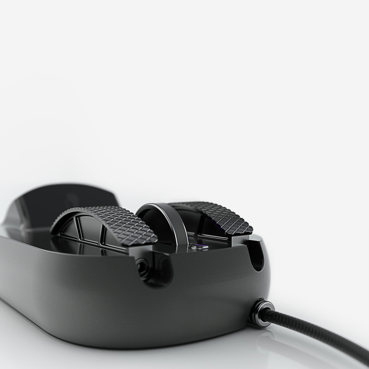 industrial design，product，Electronics，Digital，headset，household electrical appliances，black，details，