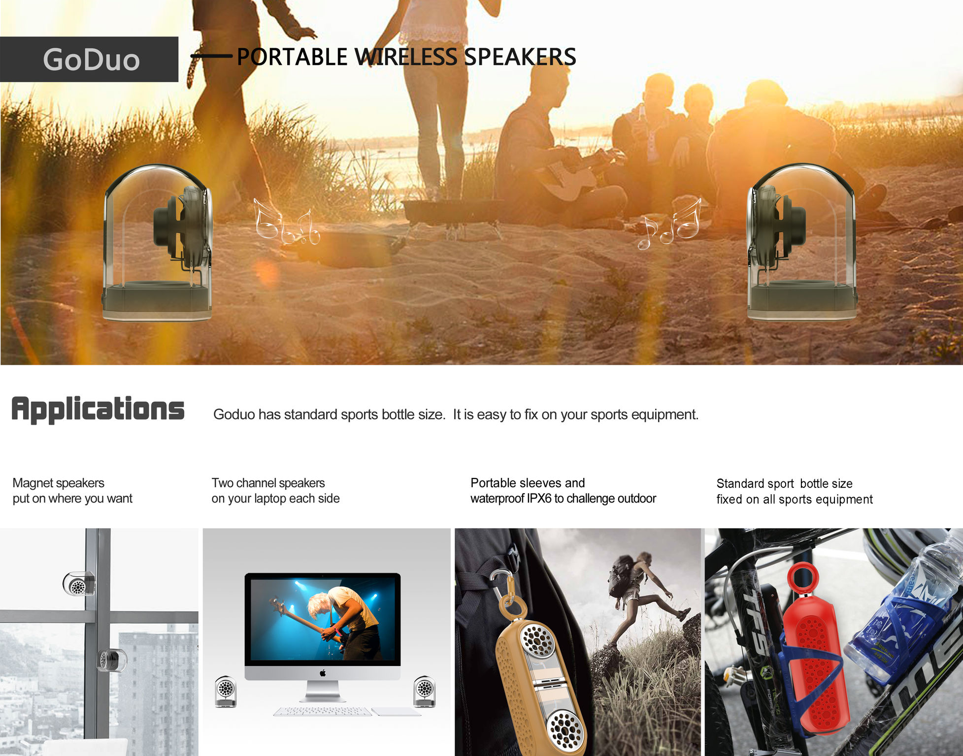 2018 if Award，Portable wireless speaker，GoDuo，