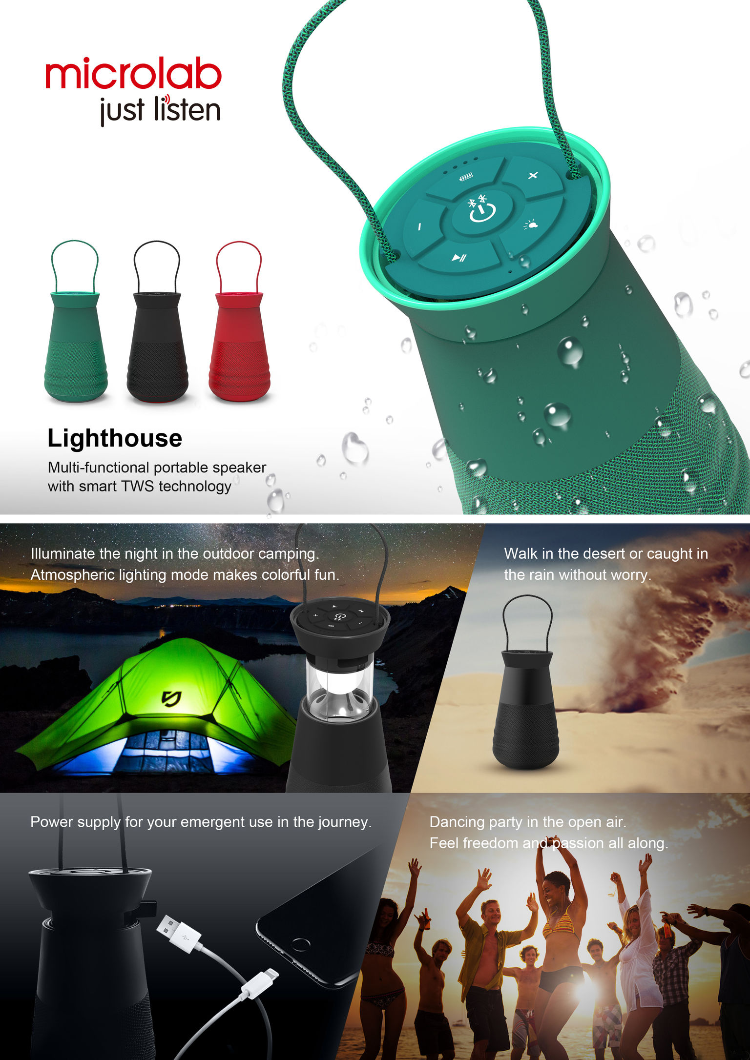 2018 if Award，Bluetooth Speaker ，Lighthouse，