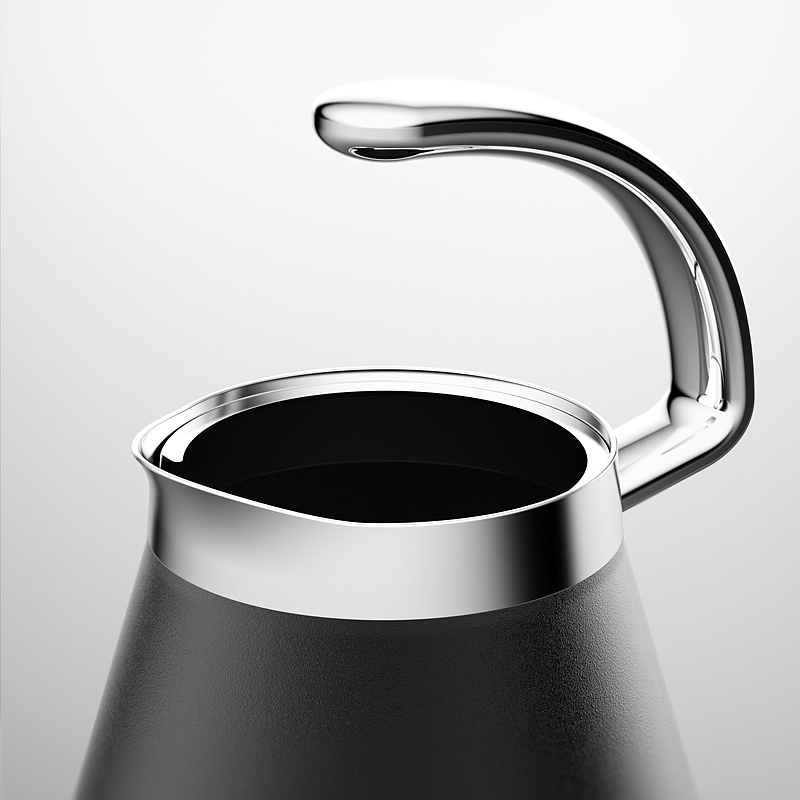 Leather texture，Metal material，kettle，ORIGIN，