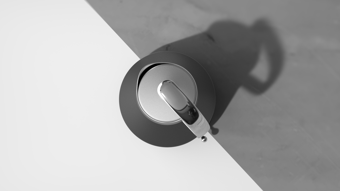 Leather texture，Metal material，kettle，ORIGIN，