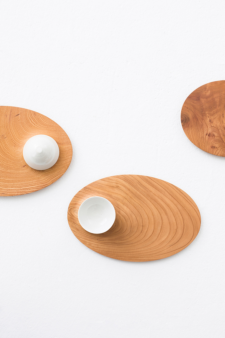 Ash trees，White porcelain，teacup，plate，MOUNTAIN，Sangyoon Kim，