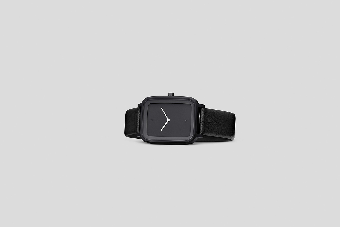 surface，Wristwatch，black，Oblong，