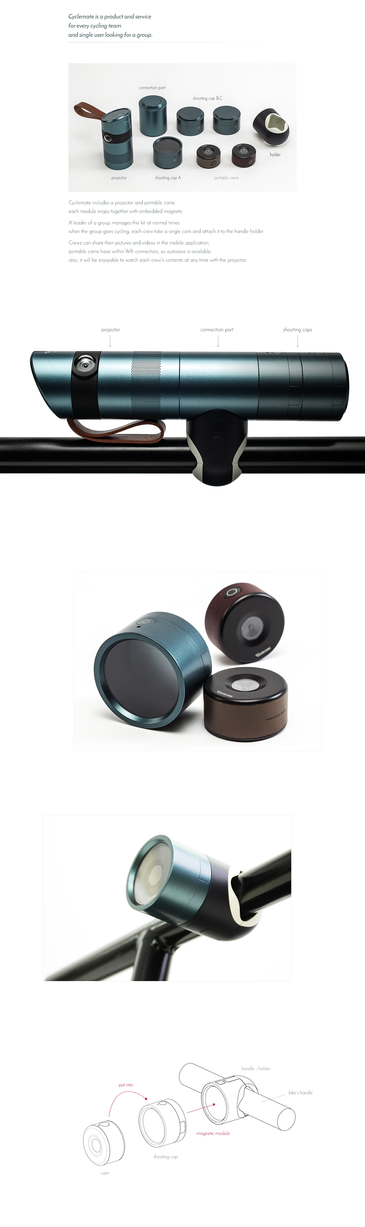 Cyclemate，Digital，video camera，Projector，