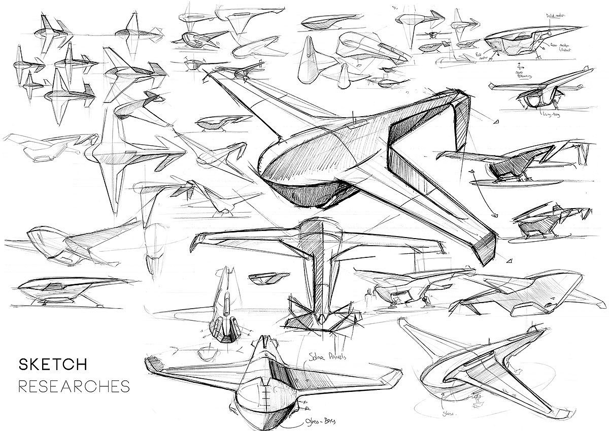 Full automation，UAV，Military aircraft，Future technology，industrial design，