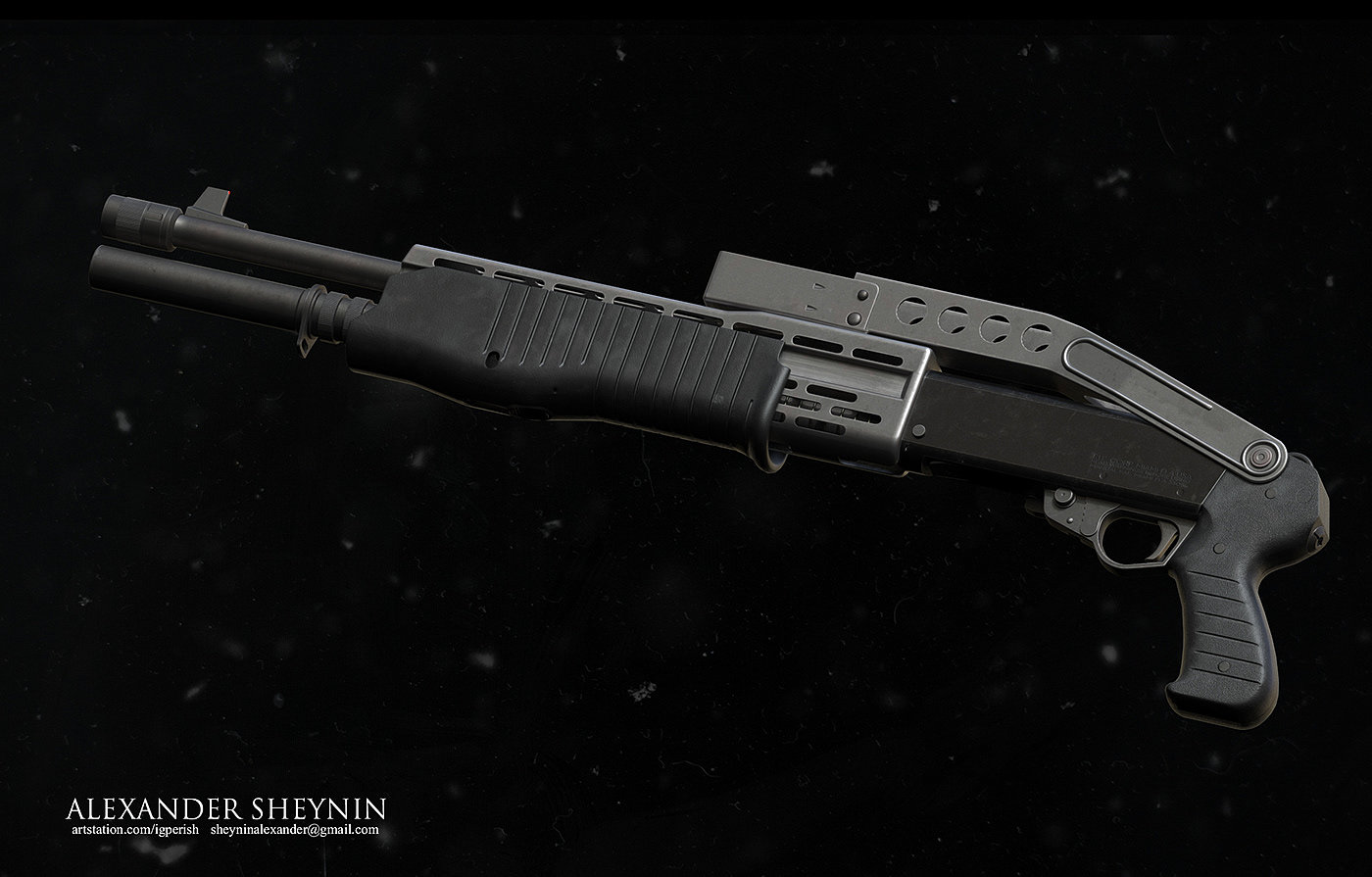 Design，gun，modeling，Render，3DS，Rifle，Rifle，military，
