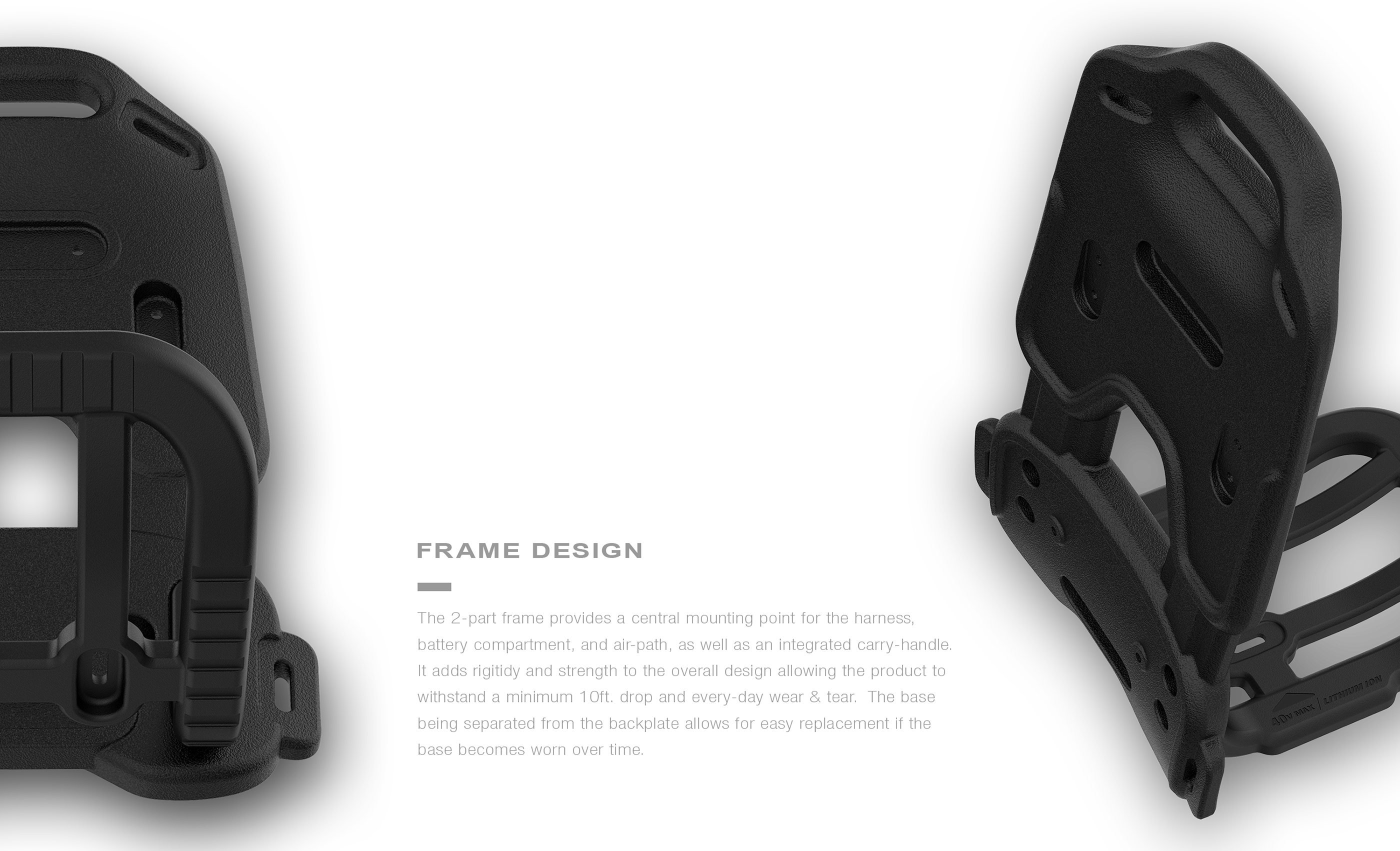 dewalt，Knapsack type，Blower design，