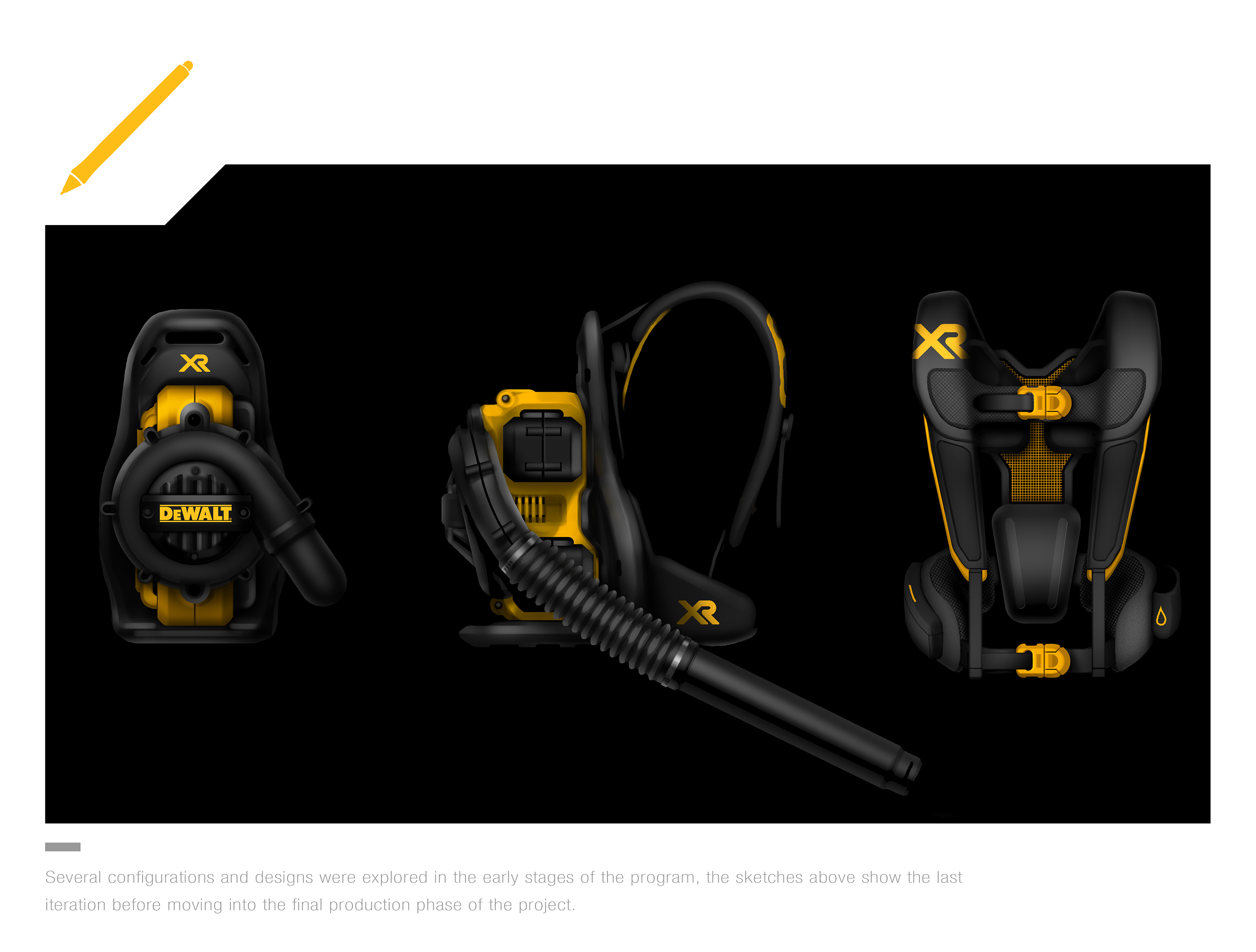 dewalt，Knapsack type，Blower design，