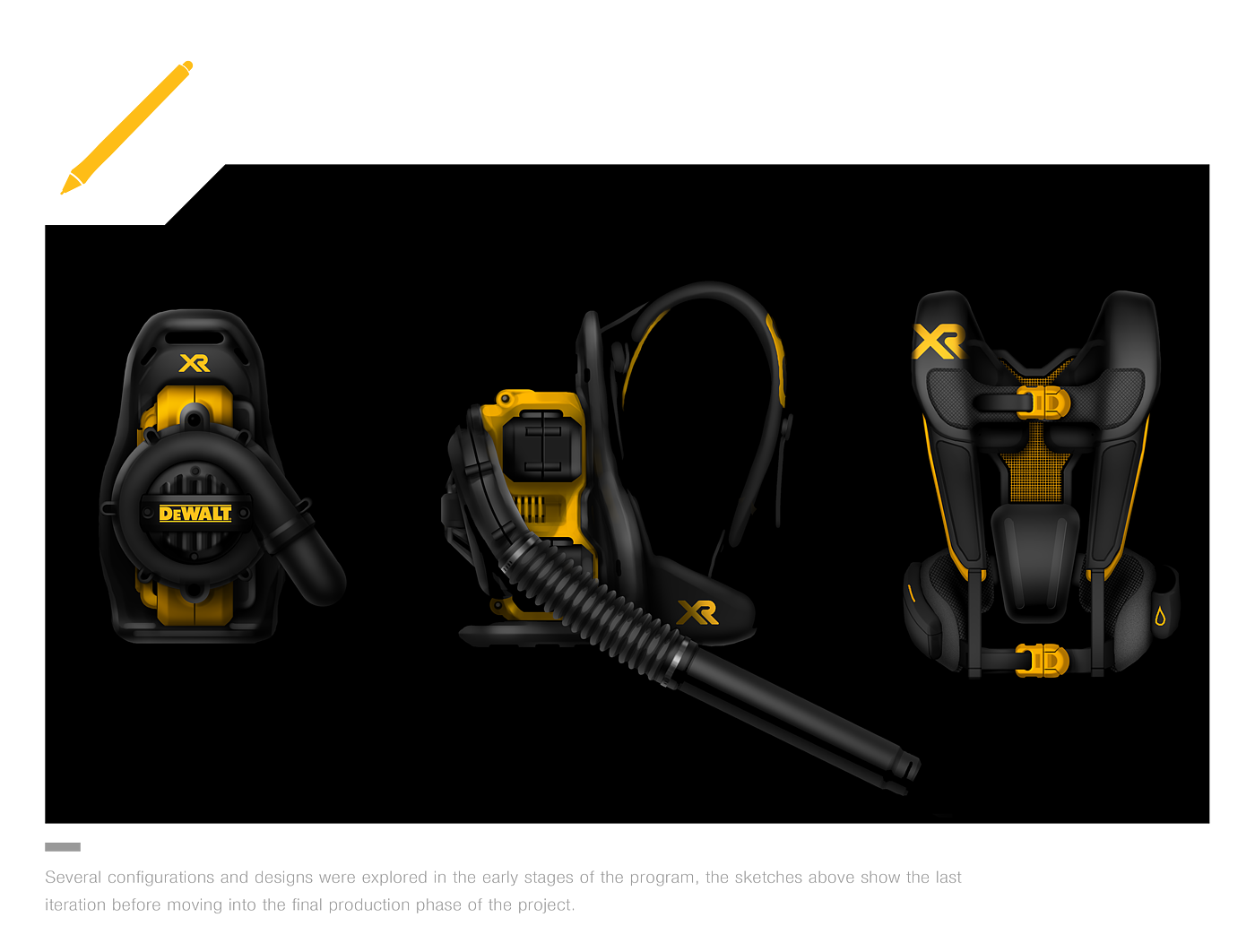 dewalt，Knapsack type，Blower design，