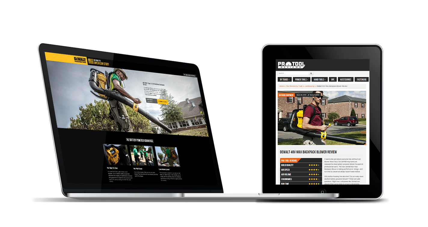 dewalt，Knapsack type，Blower design，