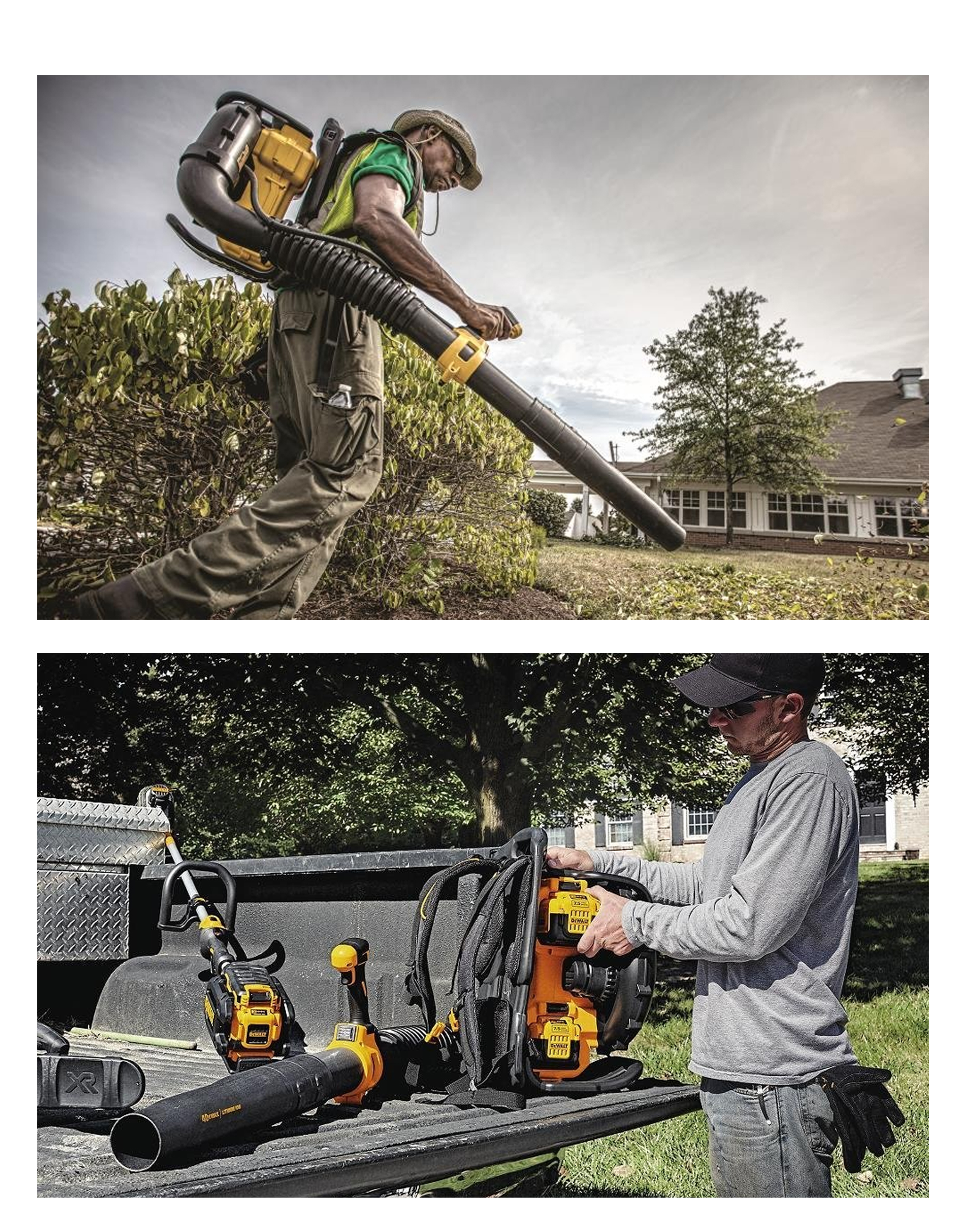 dewalt，Knapsack type，Blower design，