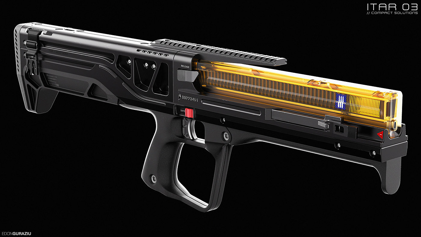 Render，concept，Pistol，Pistol Concept，