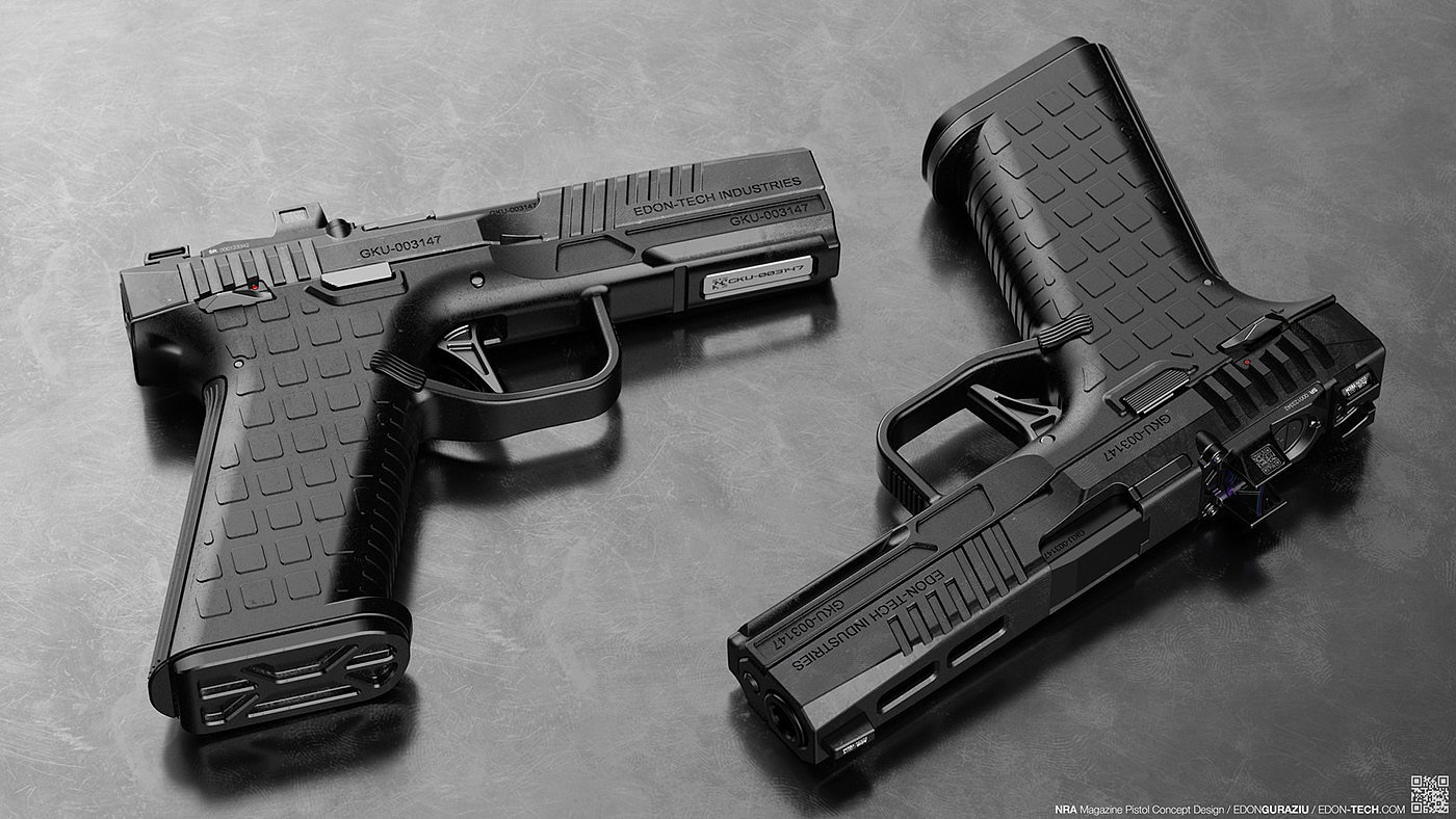 Render，concept，Pistol，Pistol Concept，