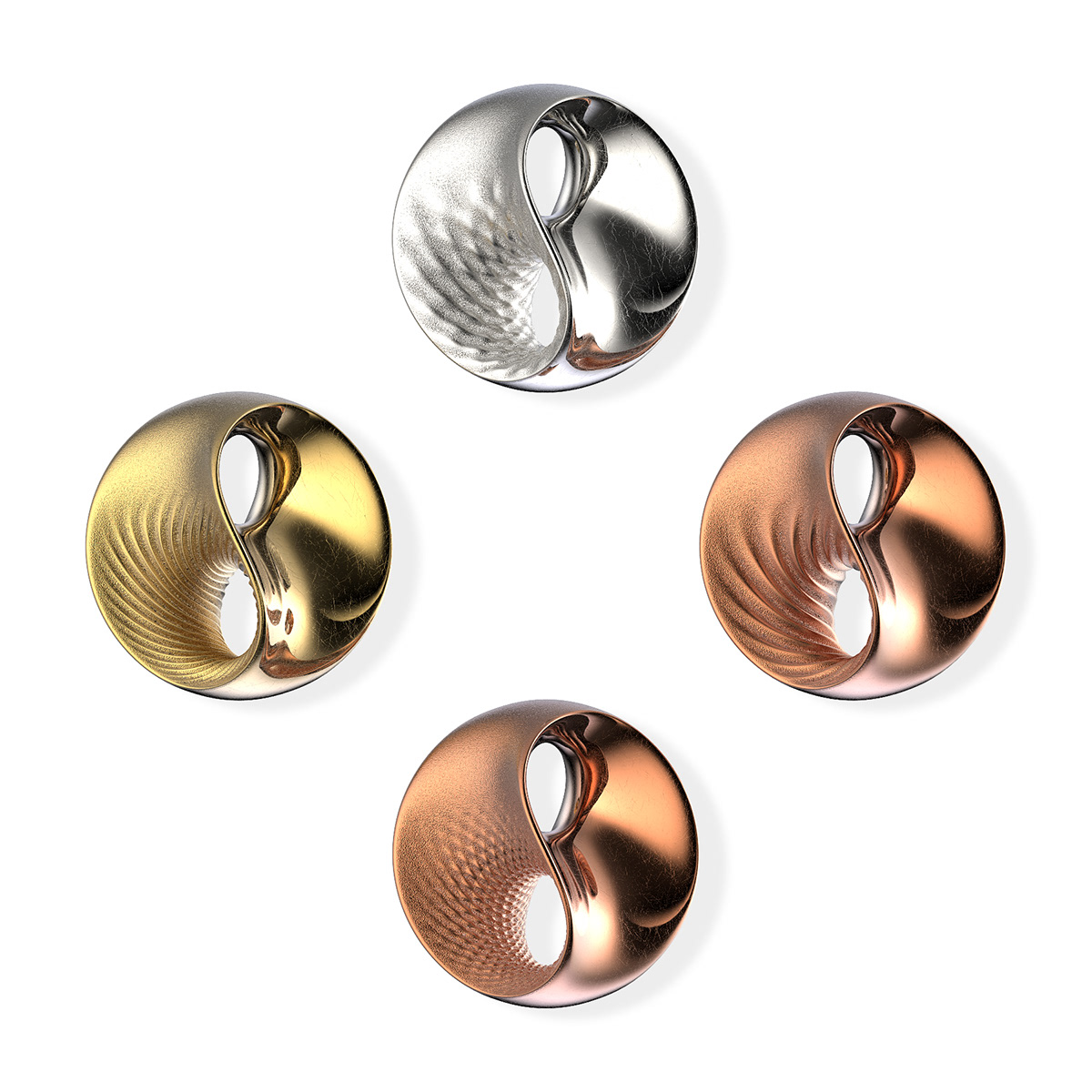 Accessories，Necklace，Pendant，Golden water phase，Metal，Taoism，jewelry，