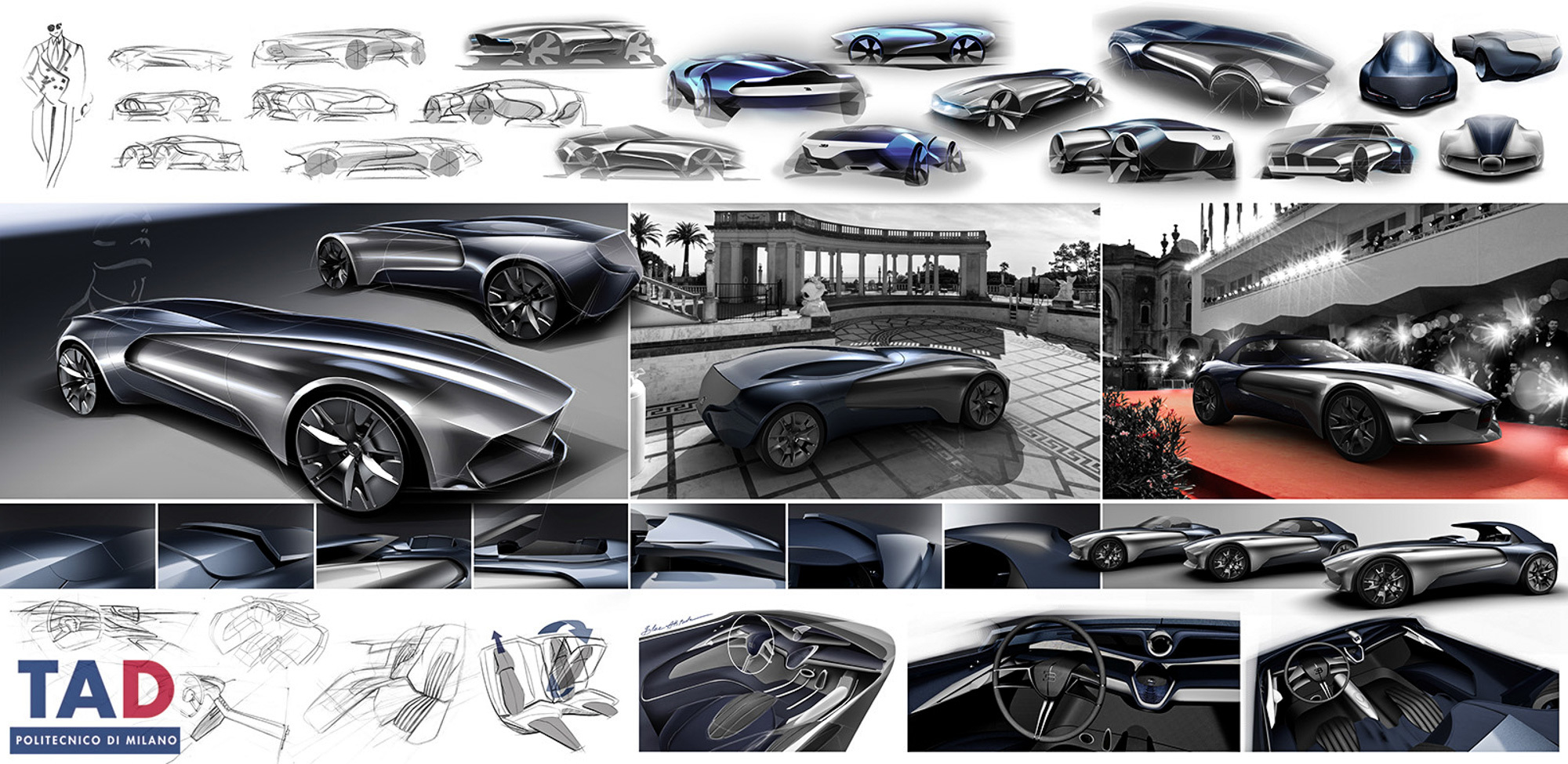 vehicle，vehicle，design sketch，Hand drawing，Milan Institute of Technology，Graduation project，