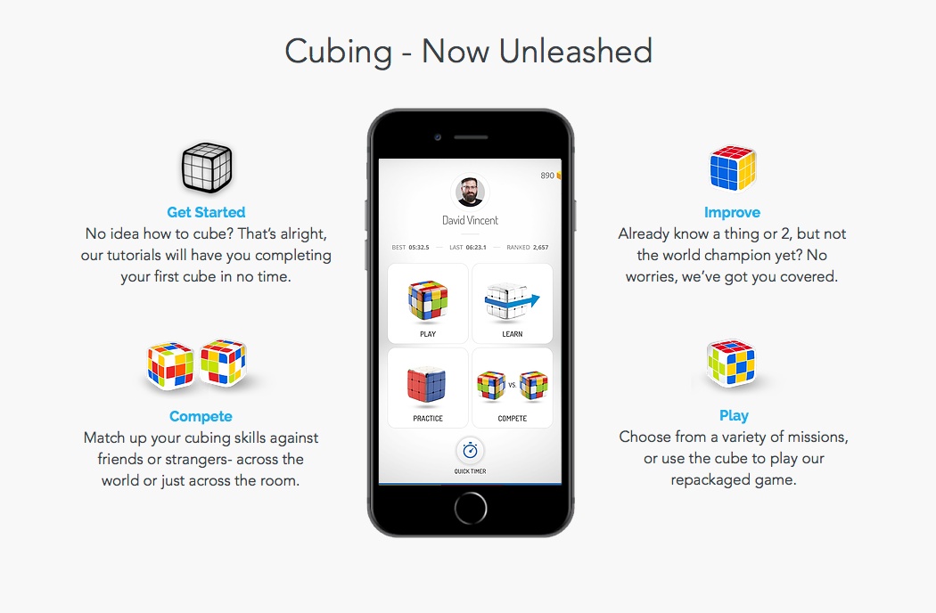 GoCube，intelligent sensor，Continuous tracking，measure，sporting facilities，Rubik's Cube，
