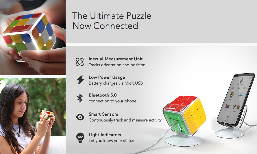 GoCube，intelligent sensor，Continuous tracking，measure，sporting facilities，Rubik's Cube，